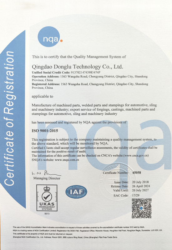 东陆科技-ISO-9001（英文