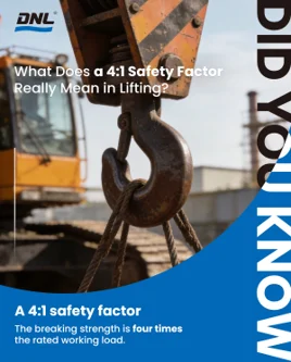 A 4:1 safety factor